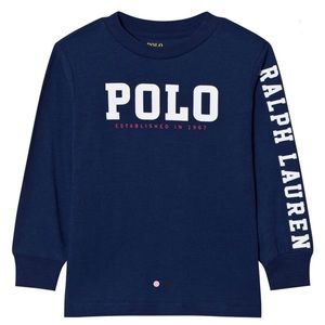 🌹Ralph Lauren (Big Boys) Graphic Long-Sleeve Tee